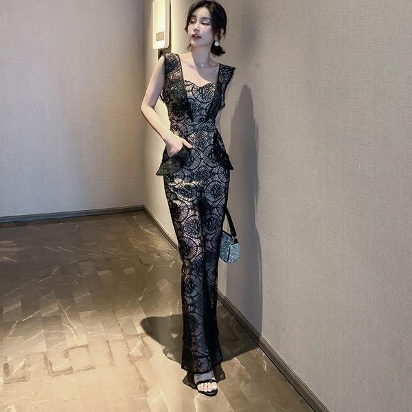 women's jumpsuits & rompers spring autumn long jumpsuit women clothes 2021 elegant korean vintage lace overalls macacao feminino ropa, Black;white
women's jumpsuits & rompers spring autumn long jumpsuit women clothes 2021 elegant korean vintage lace overalls macacao feminino ropa, Black;white