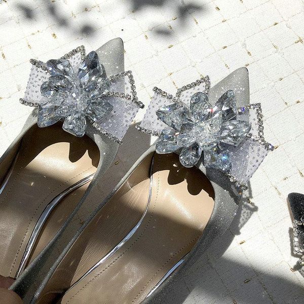 dress shoes 2021 spring pointed women's fashion single wedding bridal high heels crystal, Black
dress shoes 2021 spring pointed women's fashion single wedding bridal high heels crystal, Black