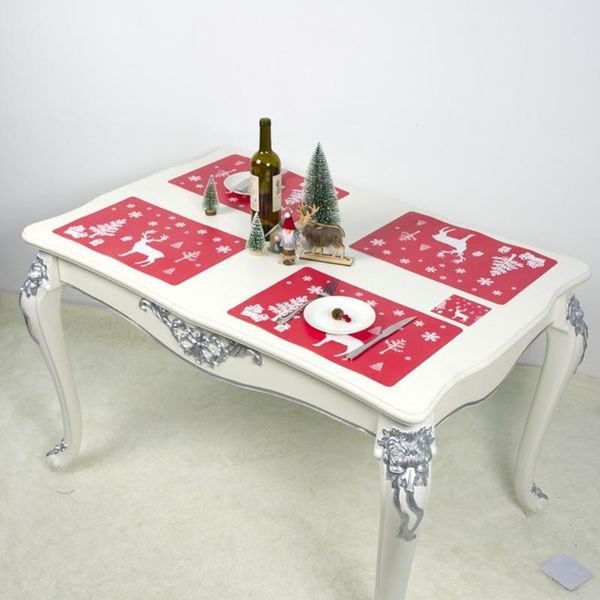 mats & pads 12pcs cup mat washable stain resistant rectangular red christmas elk placemat for family gathering
mats & pads 12pcs cup mat washable stain resistant rectangular red christmas elk placemat for family gathering