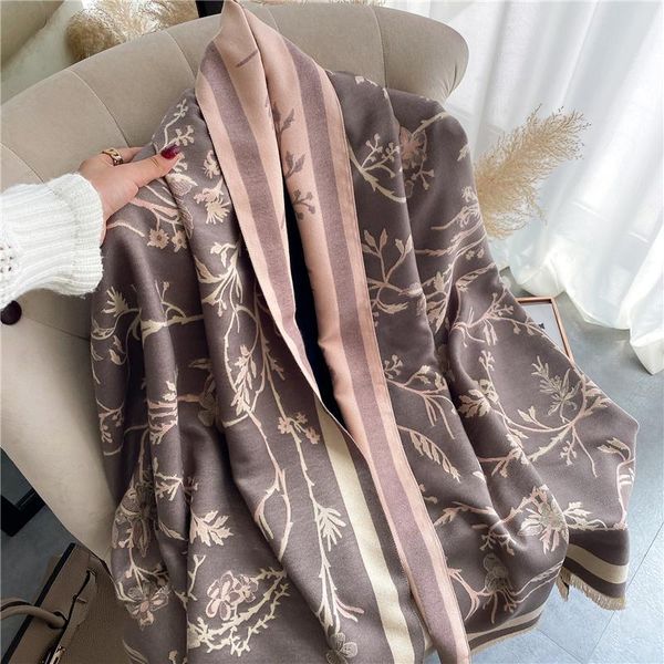 scarves luxury design thick foulard cashmere scarf ladies winter pashmina female shawls wraps floral women blanket warm stoles bufanda, Blue;gray
scarves luxury design thick foulard cashmere scarf ladies winter pashmina female shawls wraps floral women blanket warm stoles bufanda, Blue;gray