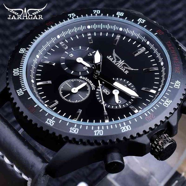 automatic jaragar mechanical military sports clocks for men gear design complete calendar lighting hands clock male, Slivery;brown
automatic jaragar mechanical military sports clocks for men gear design complete calendar lighting hands clock male, Slivery;brown