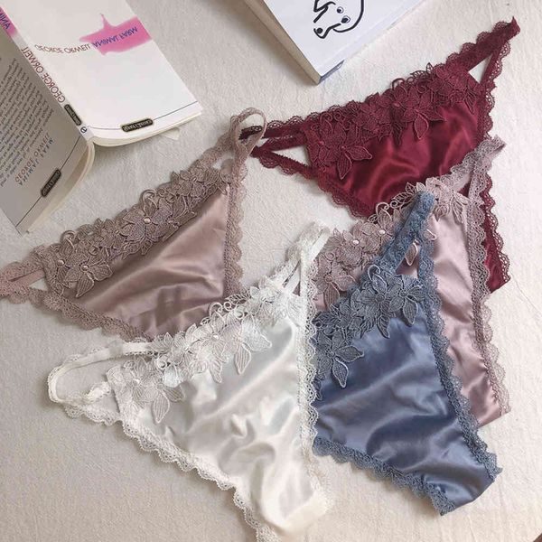 flower embroidered satin underwear women hollow-out panties thongs low waist breathable seamless briefs g-string, Black;pink
flower embroidered satin underwear women hollow-out panties thongs low waist breathable seamless briefs g-string, Black;pink