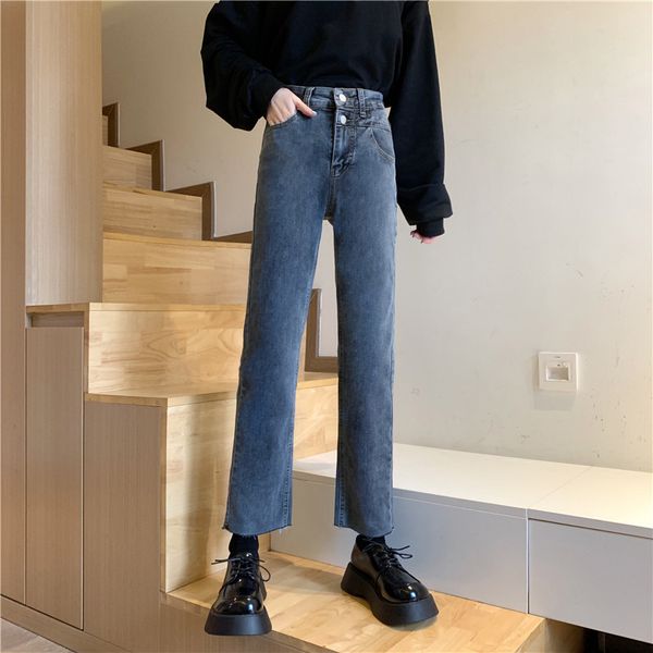 women's jeans female thin jeans high-waisted blue denim vintage streetwear quality spring sretch fashion harajuku 9ny8
women's jeans female thin jeans high-waisted blue denim vintage streetwear quality spring sretch fashion harajuku 9ny8