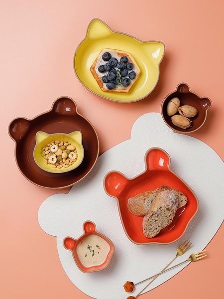 dishes & plates ceramic animal cartoon plate salad children tableware nordic underglaze dessert home dining
dishes & plates ceramic animal cartoon plate salad children tableware nordic underglaze dessert home dining