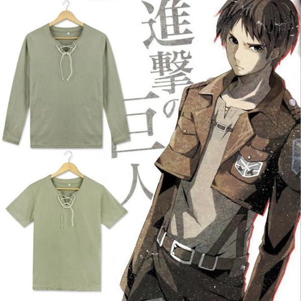 men's t-shirts attack on titan cos role mikasa ackerman t-shirt long sleeve tees summer short basic, White;black
men's t-shirts attack on titan cos role mikasa ackerman t-shirt long sleeve tees summer short basic, White;black
