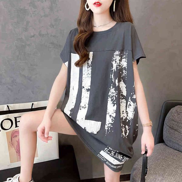 women's t-shirt camiseta casual de algodão estilo coreano, t-shirt longa, estampa tingida, verão, harajuku, manga curta, preto, branco,, White
women's t-shirt camiseta casual de algodão estilo coreano, t-shirt longa, estampa tingida, verão, harajuku, manga curta, preto, branco,, White