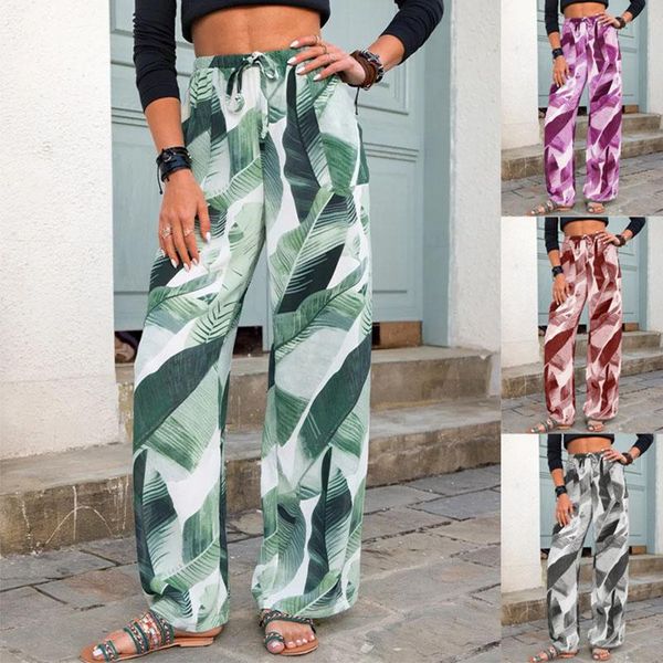women's pants & capris 2021 women autumn summer printed wide-leg straight-leg casual lace up fashion plus size beach streewear trousers, Black;white
women's pants & capris 2021 women autumn summer printed wide-leg straight-leg casual lace up fashion plus size beach streewear trousers, Black;white