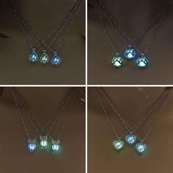 pendant necklaces necklace elegant luminous lotus flower glowing in the dark owls peach hearts hollow out jewelry, Silver
pendant necklaces necklace elegant luminous lotus flower glowing in the dark owls peach hearts hollow out jewelry, Silver