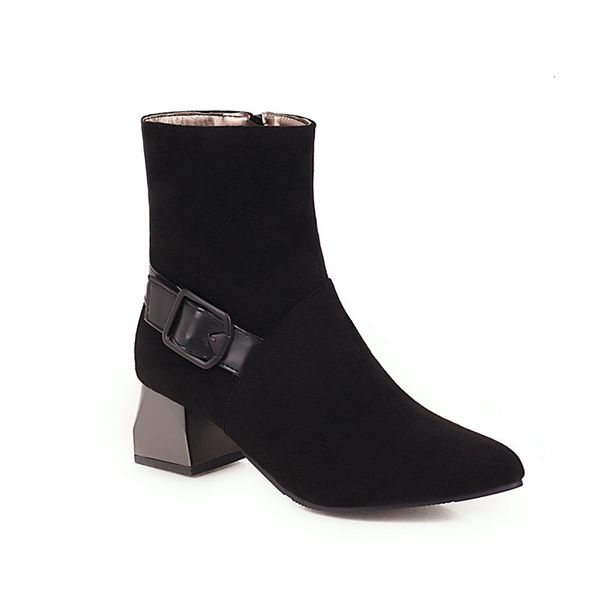 asumer plus female leopard pointed of buckle foot zip heel thick shoes autumn winter boots woman, Black
asumer plus female leopard pointed of buckle foot zip heel thick shoes autumn winter boots woman, Black