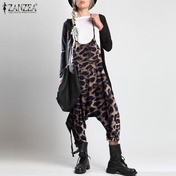 women's jumpsuits & rompers 2021 zanzea fashion summer leopard overalls casual drop crotch playsuits female strap plus size pants, Black;white
women's jumpsuits & rompers 2021 zanzea fashion summer leopard overalls casual drop crotch playsuits female strap plus size pants, Black;white