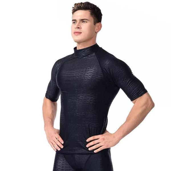 one-piece suits men half sleeve swim shirt surfing wear quick dry waterproof rash guards professional beach diving wetsuit swimwear
one-piece suits men half sleeve swim shirt surfing wear quick dry waterproof rash guards professional beach diving wetsuit swimwear