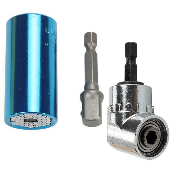 hand tools 105 degree right angle extension power screwdriver drill 1/4" drive hex magnetic bit with 7mm-19mm ratchet universal wrench
hand tools 105 degree right angle extension power screwdriver drill 1/4" drive hex magnetic bit with 7mm-19mm ratchet universal wrench