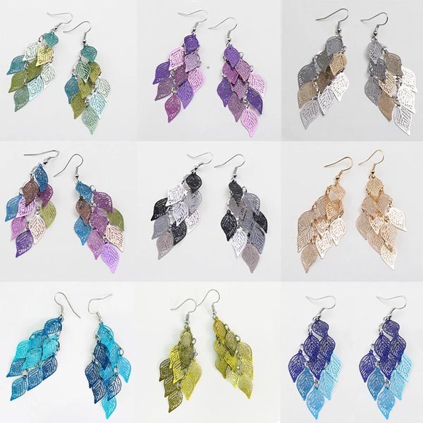 vintage hollow leaves drop earrings for women bohemian colorful long dangle earrings 2021 fashion jewelry boucle oreille femme, Silver
vintage hollow leaves drop earrings for women bohemian colorful long dangle earrings 2021 fashion jewelry boucle oreille femme, Silver