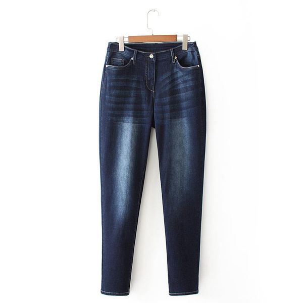women's jeans super large size women trousers elasticity denim pants female high waist washed cotton straight gd749, Blue
women's jeans super large size women trousers elasticity denim pants female high waist washed cotton straight gd749, Blue