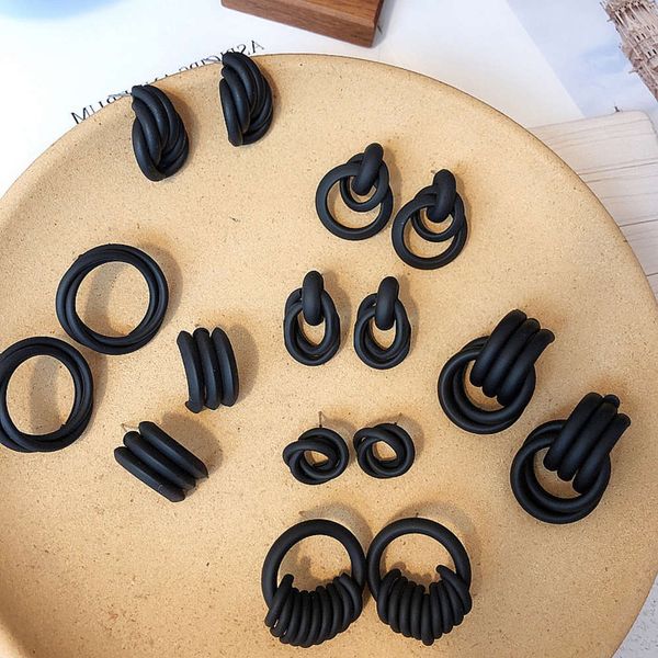 earrings korean personality mysterious black metal geometric earrings fashion temperament trend exaggerated minority earrings, Golden
earrings korean personality mysterious black metal geometric earrings fashion temperament trend exaggerated minority earrings, Golden
