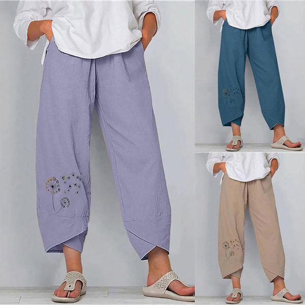 women's pants & capris plus size womens floral printed double layer sunflower cotton and linen vintage ladies casual splice, Black;white
women's pants & capris plus size womens floral printed double layer sunflower cotton and linen vintage ladies casual splice, Black;white