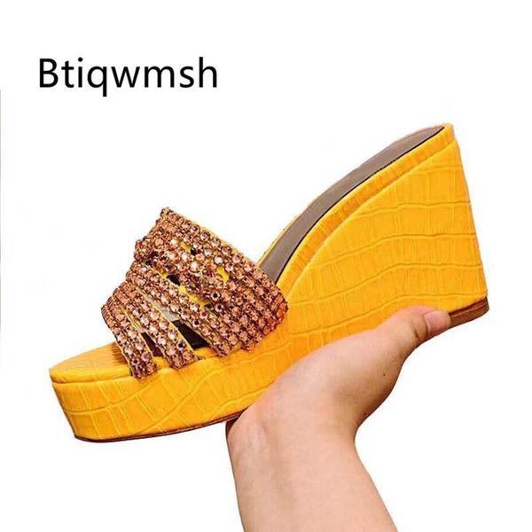 rhinestone platform sandals women open toe red wedges shoes woman mules slippers, Black
rhinestone platform sandals women open toe red wedges shoes woman mules slippers, Black