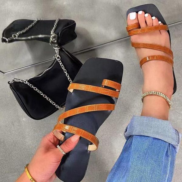 slippers women flip flops transparent 2021 female square toe casual slides ladies summer beach outside flats footwear plus size, Black
slippers women flip flops transparent 2021 female square toe casual slides ladies summer beach outside flats footwear plus size, Black