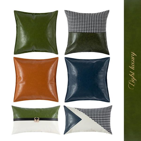cushion/decorative pillow pure color pu leather pillowcase home living room sofa cushion cover
cushion/decorative pillow pure color pu leather pillowcase home living room sofa cushion cover