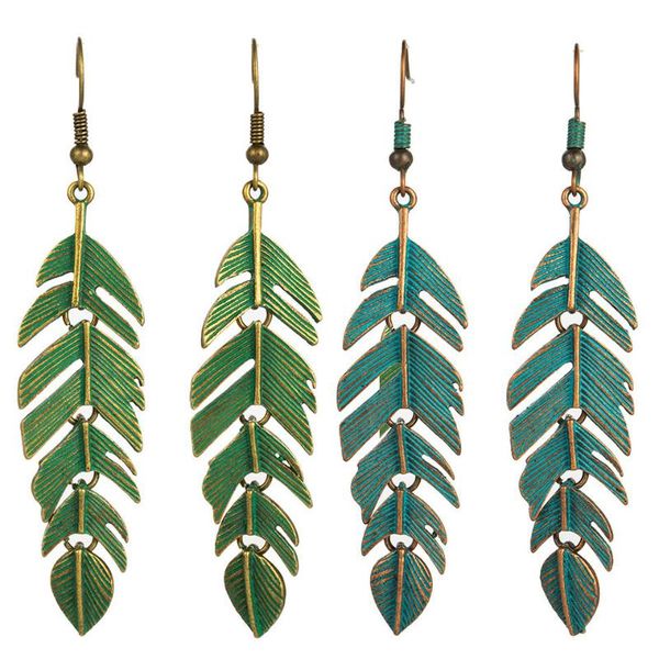 hoop & huggie trendy leaf vintage drop dangle earrings for women blue green color leaves fashion jewelry brincos pendientes gifts 2021, Golden;silver
hoop & huggie trendy leaf vintage drop dangle earrings for women blue green color leaves fashion jewelry brincos pendientes gifts 2021, Golden;silver
