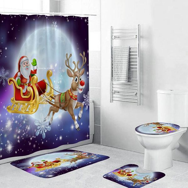 cartoon christmas moonlight sled printed shower curtain 3d bathroom decoration waterproof and mould-proof 4-piece set curtains
cartoon christmas moonlight sled printed shower curtain 3d bathroom decoration waterproof and mould-proof 4-piece set curtains