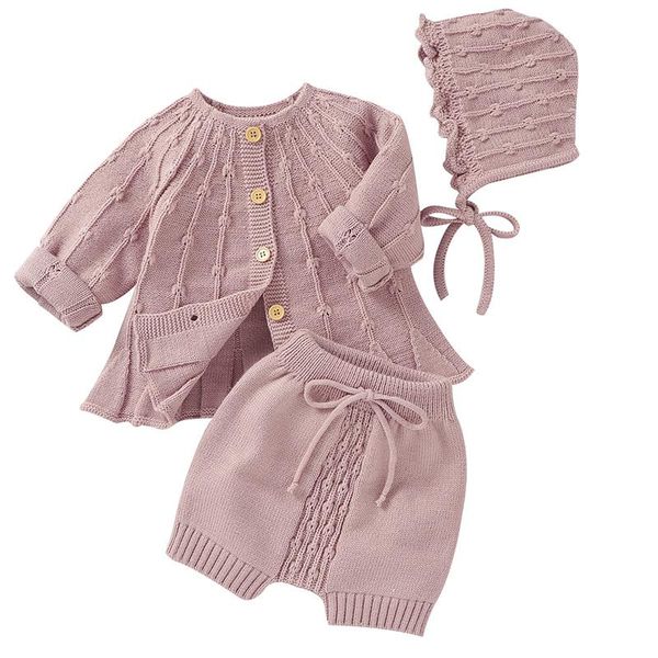 clothing sets infant baby girls knitting cardigan sweater+shorts+hat spring autumn born clothes suit, White
clothing sets infant baby girls knitting cardigan sweater+shorts+hat spring autumn born clothes suit, White