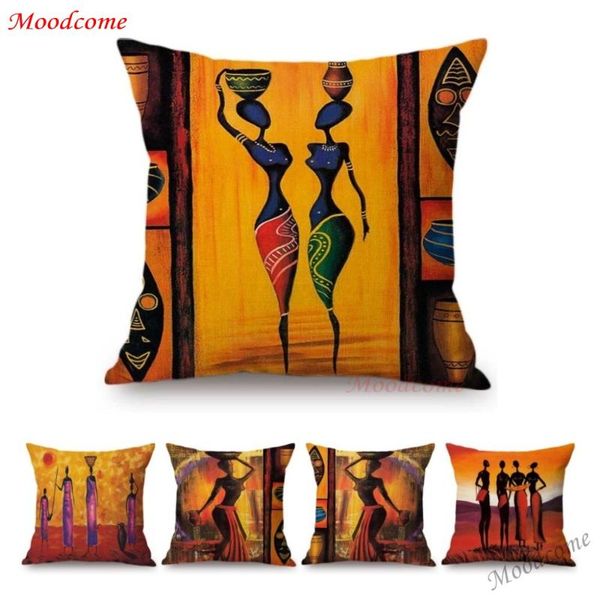 african decoration oil painting sofa throw pillow case abstract africa woman girl life art gallery cotton linen cushion cover cushion/decora
african decoration oil painting sofa throw pillow case abstract africa woman girl life art gallery cotton linen cushion cover cushion/decora