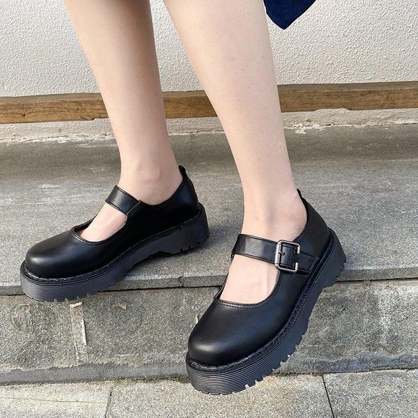 lolita shoes buckle round toe outdoor casual ladies student party mary jane zapatos de mujer dress, Black
lolita shoes buckle round toe outdoor casual ladies student party mary jane zapatos de mujer dress, Black