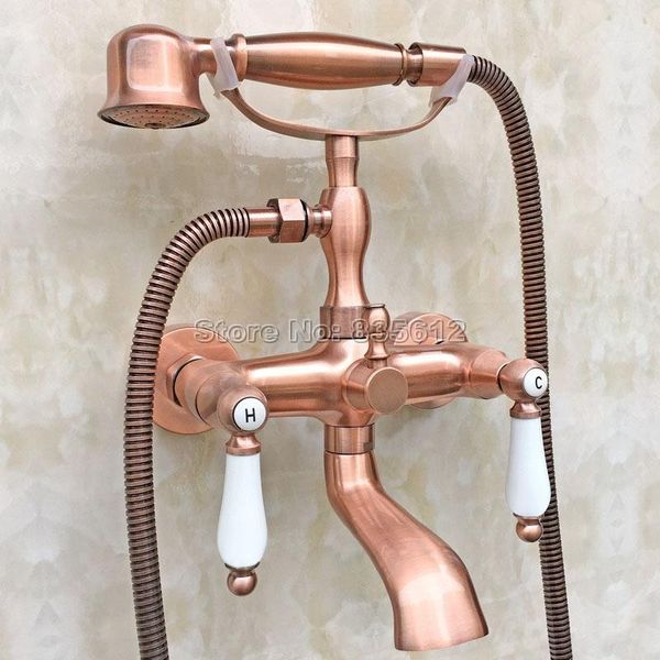 antique red copper clawfoot bathtub faucet set with handheld shower dual ceramic handles mixer taps wall mounted wtf806 bathroom sets
antique red copper clawfoot bathtub faucet set with handheld shower dual ceramic handles mixer taps wall mounted wtf806 bathroom sets