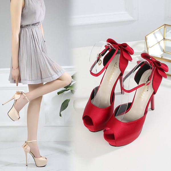 summer women's shoes open toe 12/14cm high heels with platform party pumps female sandals 4 colors butterfly-knot oulyyyogo, Black
summer women's shoes open toe 12/14cm high heels with platform party pumps female sandals 4 colors butterfly-knot oulyyyogo, Black