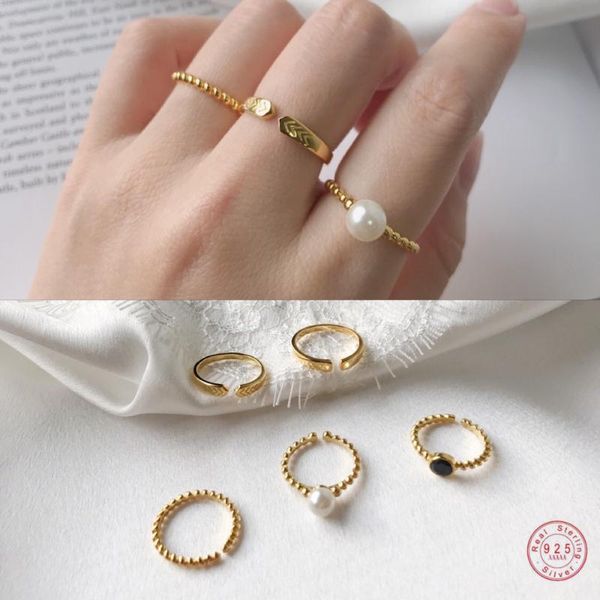 cluster rings 5 styles korean version s925 fashion golden round pearl open ring women simple personality geometric engagement wedding jewelr, Golden;silver
cluster rings 5 styles korean version s925 fashion golden round pearl open ring women simple personality geometric engagement wedding jewelr, Golden;silver