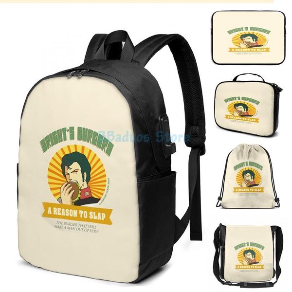 funny graphic print brights burgers usb charge backpack men school bags women bag travel laptop
funny graphic print brights burgers usb charge backpack men school bags women bag travel laptop