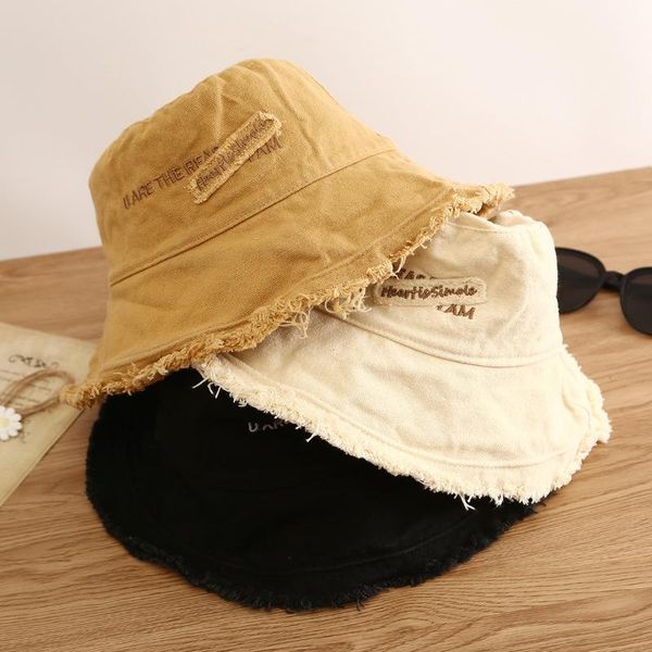 wide brim hats fashion letter label fisherman hat for women kpop cotton polyester sunscreen bucket summer burrs outdoor designer panama, Blue;gray
wide brim hats fashion letter label fisherman hat for women kpop cotton polyester sunscreen bucket summer burrs outdoor designer panama, Blue;gray