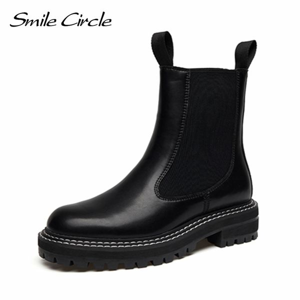 smile circle women chelsea boots suede ankle fall winter fashion slip on round toe platform bootie 211021, Black
smile circle women chelsea boots suede ankle fall winter fashion slip on round toe platform bootie 211021, Black