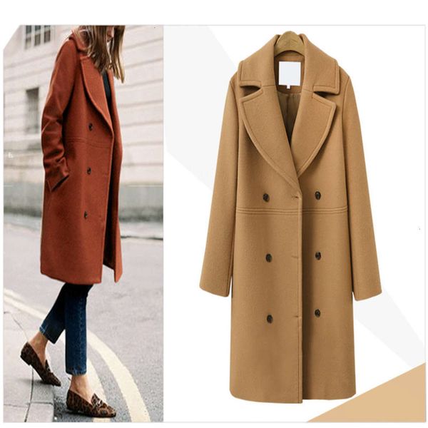 women's jackets coats autumn and winter large medium length windbreaker woolen overcoat cbjh, Black;brown
women's jackets coats autumn and winter large medium length windbreaker woolen overcoat cbjh, Black;brown