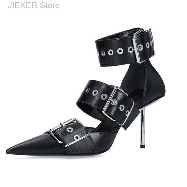 dress shoes trend pointed toe metal buckle stilettos 2021 summer pu leather fashion women shoe thin high heel ladies pumps sandals, Black
dress shoes trend pointed toe metal buckle stilettos 2021 summer pu leather fashion women shoe thin high heel ladies pumps sandals, Black