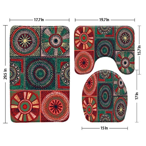 bath mats ethnic pattern mat 3pcs set floor u-shaped pad bathroom rug carpet anti slip toilet seat cover lid products
bath mats ethnic pattern mat 3pcs set floor u-shaped pad bathroom rug carpet anti slip toilet seat cover lid products