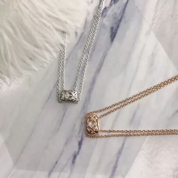 diamond necklace 925 sterling silver plaid double layer 18k gold plated pendant seiko fashion clavicle lady party gift
diamond necklace 925 sterling silver plaid double layer 18k gold plated pendant seiko fashion clavicle lady party gift