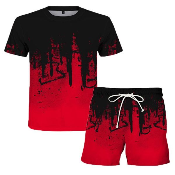 men's tracksuits summer sets men short sleeve hip hop irregular pattern 3d printed male t-shirt shorts two piece set street trendy trac, Gray
men's tracksuits summer sets men short sleeve hip hop irregular pattern 3d printed male t-shirt shorts two piece set street trendy trac, Gray