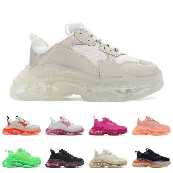 triple s clear bubble midsole casual shoes white multicolor combination shoes men women fashion luxury sneaker 36-45, Black
triple s clear bubble midsole casual shoes white multicolor combination shoes men women fashion luxury sneaker 36-45, Black