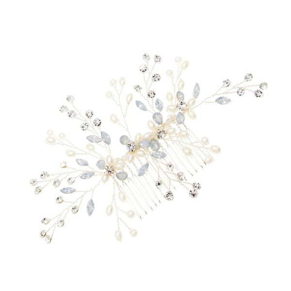 1pc bride crystal hair comb ornament stylish wedding accessories for brushes, Silver
1pc bride crystal hair comb ornament stylish wedding accessories for brushes, Silver