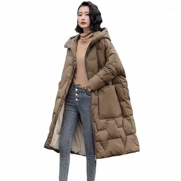 women's down & parkas winter lightweight 90% white duck jacket women oversized thick warm batwing long coat female ultra light, Black
women's down & parkas winter lightweight 90% white duck jacket women oversized thick warm batwing long coat female ultra light, Black
