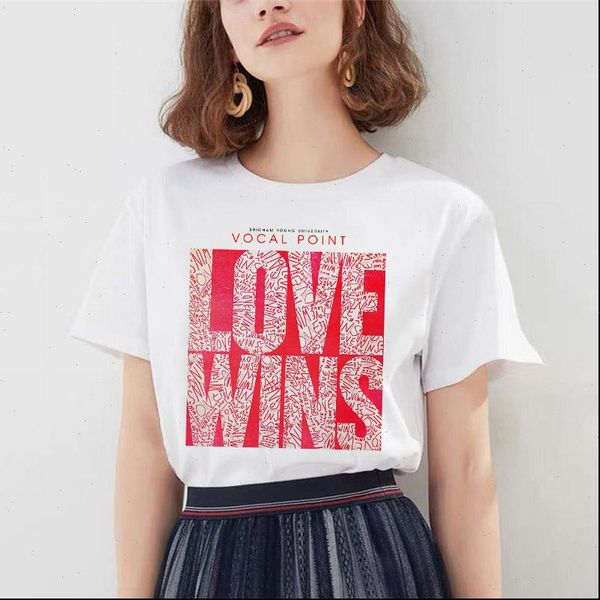 women t shirts womens rainbow love wins letter print harajuku kawaii korean style female printed casual shirt, White
women t shirts womens rainbow love wins letter print harajuku kawaii korean style female printed casual shirt, White