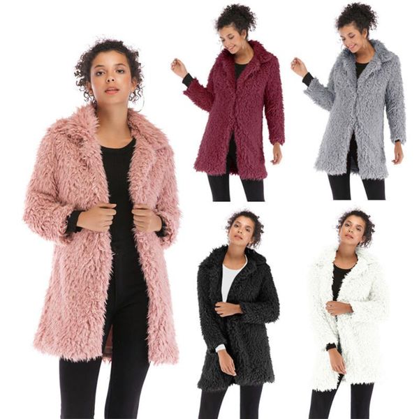 women's jackets imitation fur plush loose coat fleece jacket solid color turn-down collar zipper pocket coats faux autumn winter 2xl, Black;brown
women's jackets imitation fur plush loose coat fleece jacket solid color turn-down collar zipper pocket coats faux autumn winter 2xl, Black;brown