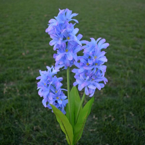 lawn lamps 3 head solar led decorative outdoor lamp hyacinth light