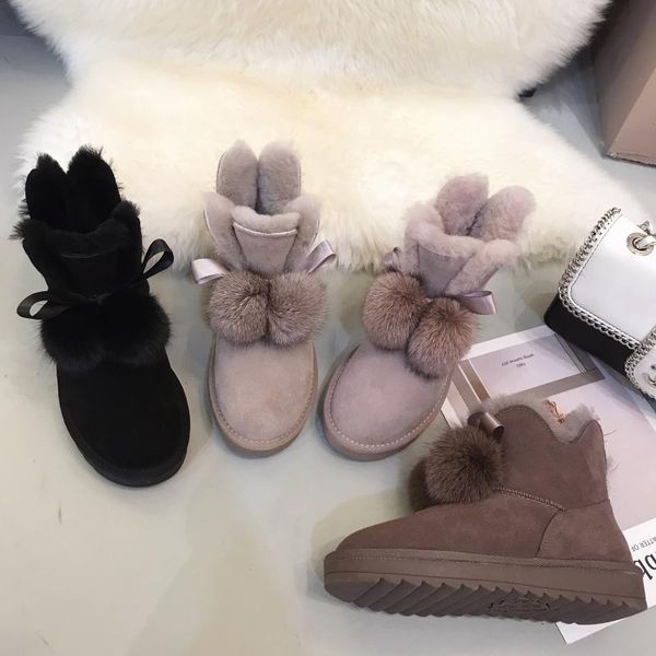 boots sheepskin and wool all in one snow women's 2021 winter flat bottom thin, warm non slip short an, Black
boots sheepskin and wool all in one snow women's 2021 winter flat bottom thin, warm non slip short an, Black