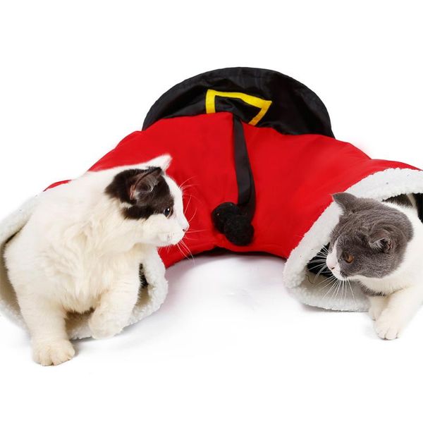 cat toys funny christmas tunnel foldable indoor pet training toy for animal play tube
cat toys funny christmas tunnel foldable indoor pet training toy for animal play tube