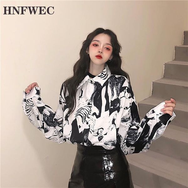 women's blouses & shirts women black printed mixed color blouse lapel long sleeve loose fit shirt fashion tide spring autumn 2021 t438, White
women's blouses & shirts women black printed mixed color blouse lapel long sleeve loose fit shirt fashion tide spring autumn 2021 t438, White