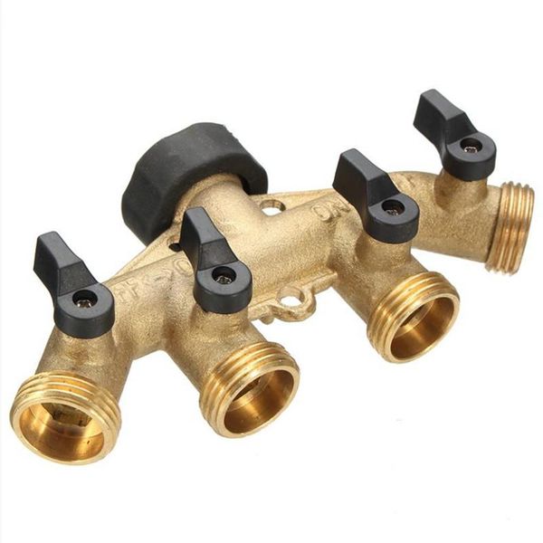 watering equipments 4 way brass tap adaptor outlet hose valve manifold splitter adaptors washers end fittings garden d110
watering equipments 4 way brass tap adaptor outlet hose valve manifold splitter adaptors washers end fittings garden d110