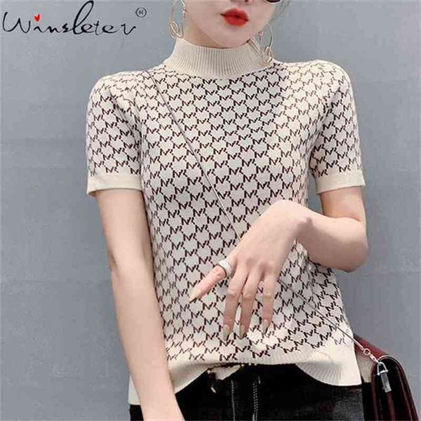 summer european clothes knit vintage t-shirt fashion print classic grid women slim bottoming shirt tees t13504a 210421, White
summer european clothes knit vintage t-shirt fashion print classic grid women slim bottoming shirt tees t13504a 210421, White